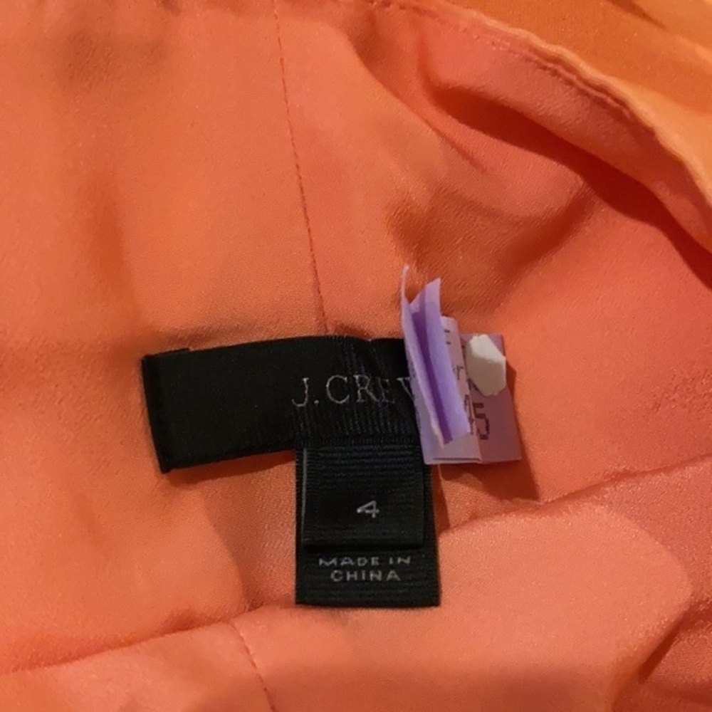 J. Crew Peplum Party Dress in classic fraille Sz 4​ - Picture 10 of 10